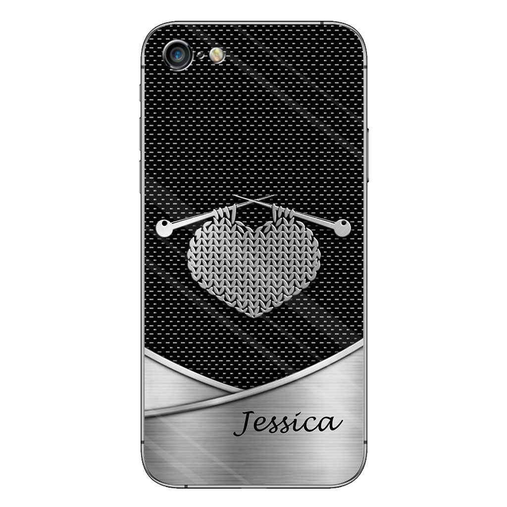 Love Knitting - Personalized Knitting Phone Case