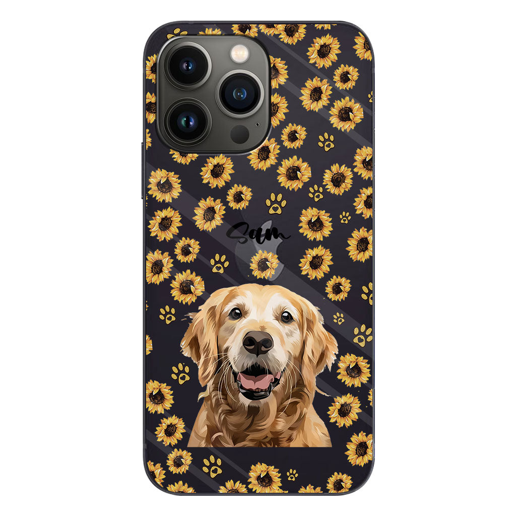 You Are My Sunshine - Personalized Dog Clear Phone Case