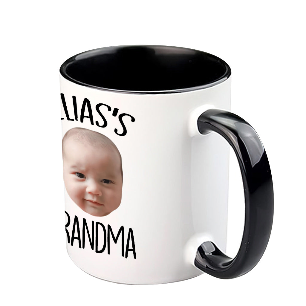 Custom Baby/Kid Face - Personalized Newborn Accent Mug