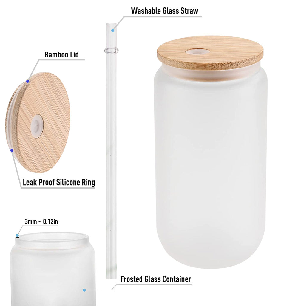 Zodiac Sign Birth Flower - Personalized Horoscope Can Glass