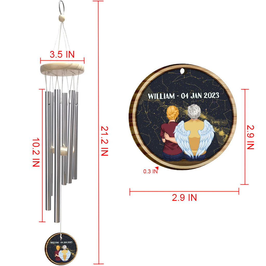 When I Look At The Stars - Personalized Memorial Wind Chime