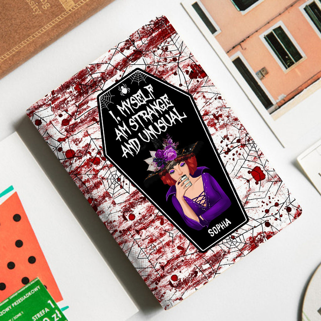 I Myself Am Strange and Unusual - Personalized Witch Passport Holder