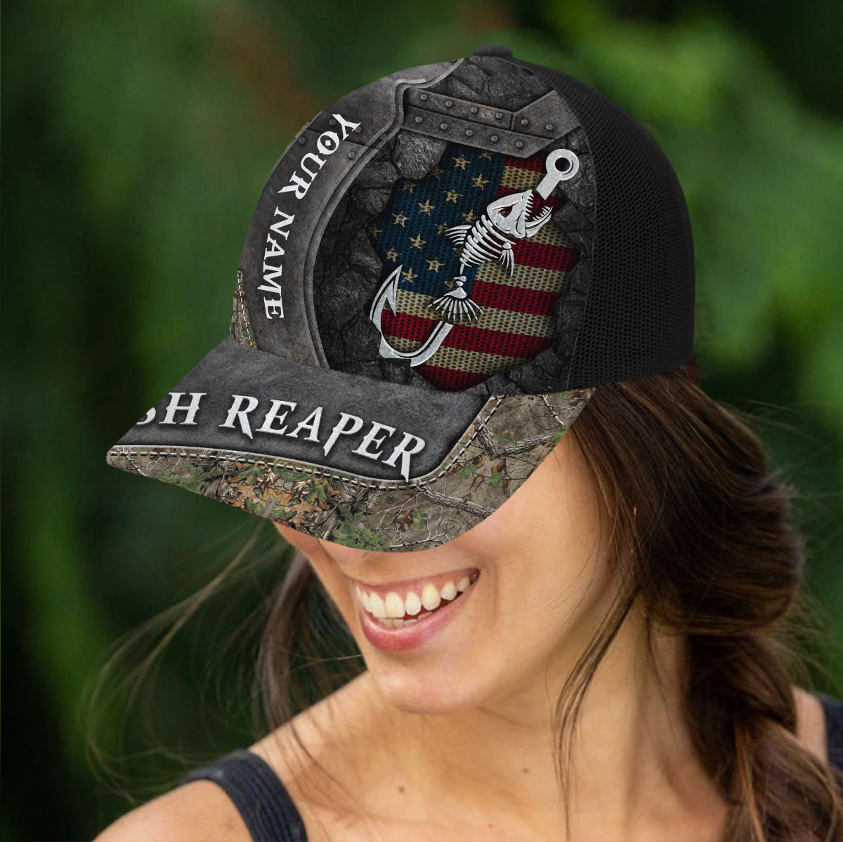 Fish Reaper - Personalized Fishing Trucker Hat