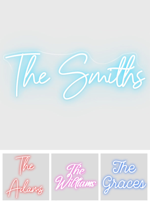 Custom Text - Personalized Family Neon Sign