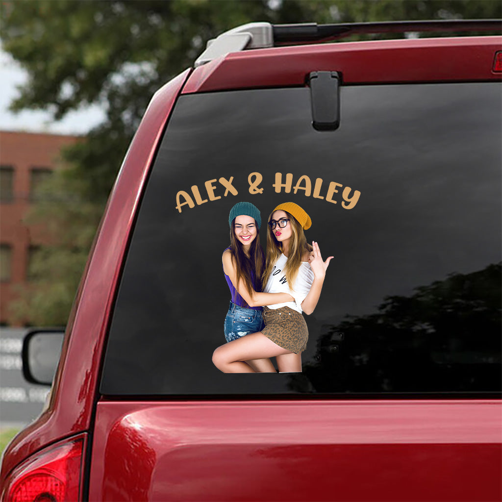 Best Friends - Personalized Bestie Decal Die Cut