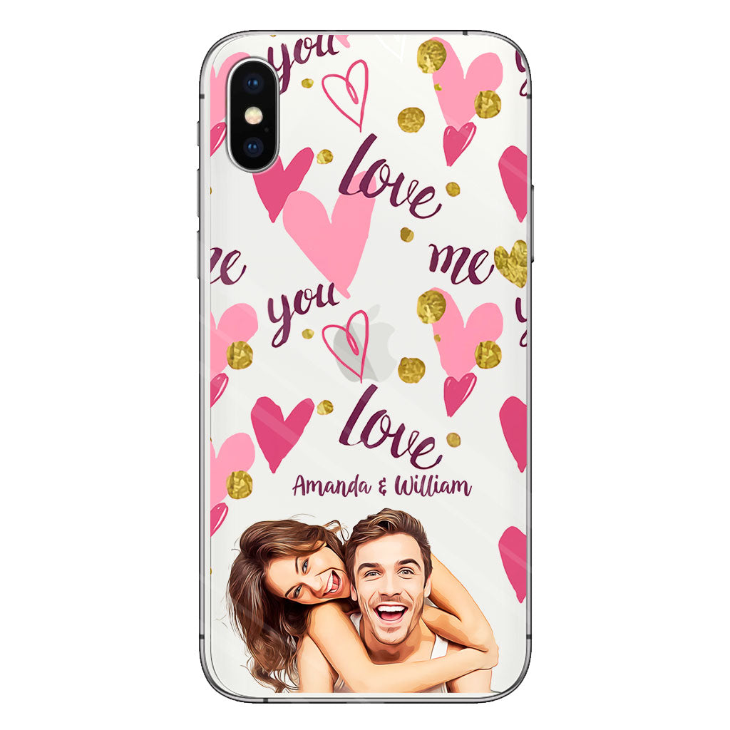I'm Yours - Personalized Couple Clear Phone Case