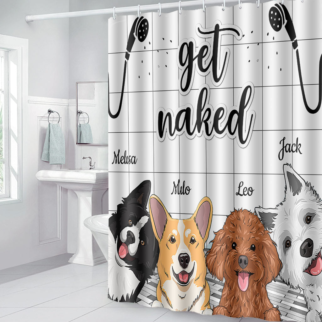 I Saw That - Personalized Dog Shower Curtain