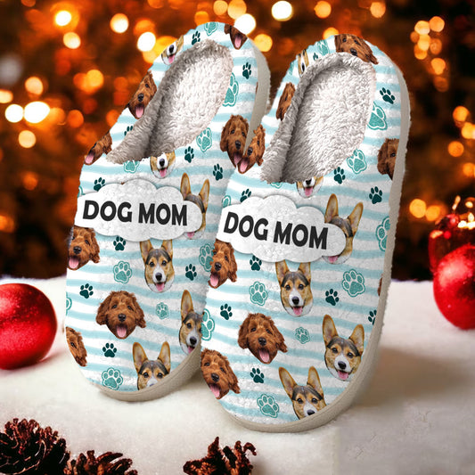 Dog Mom - Personalized Dog Slippers