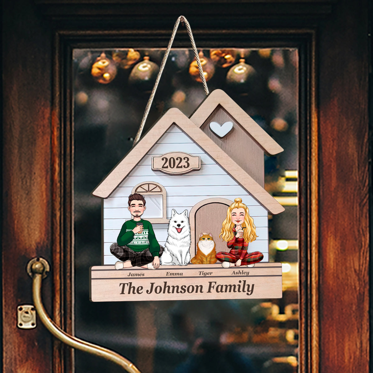 This Is Us - Personalized Husband And Wife Wood Sign