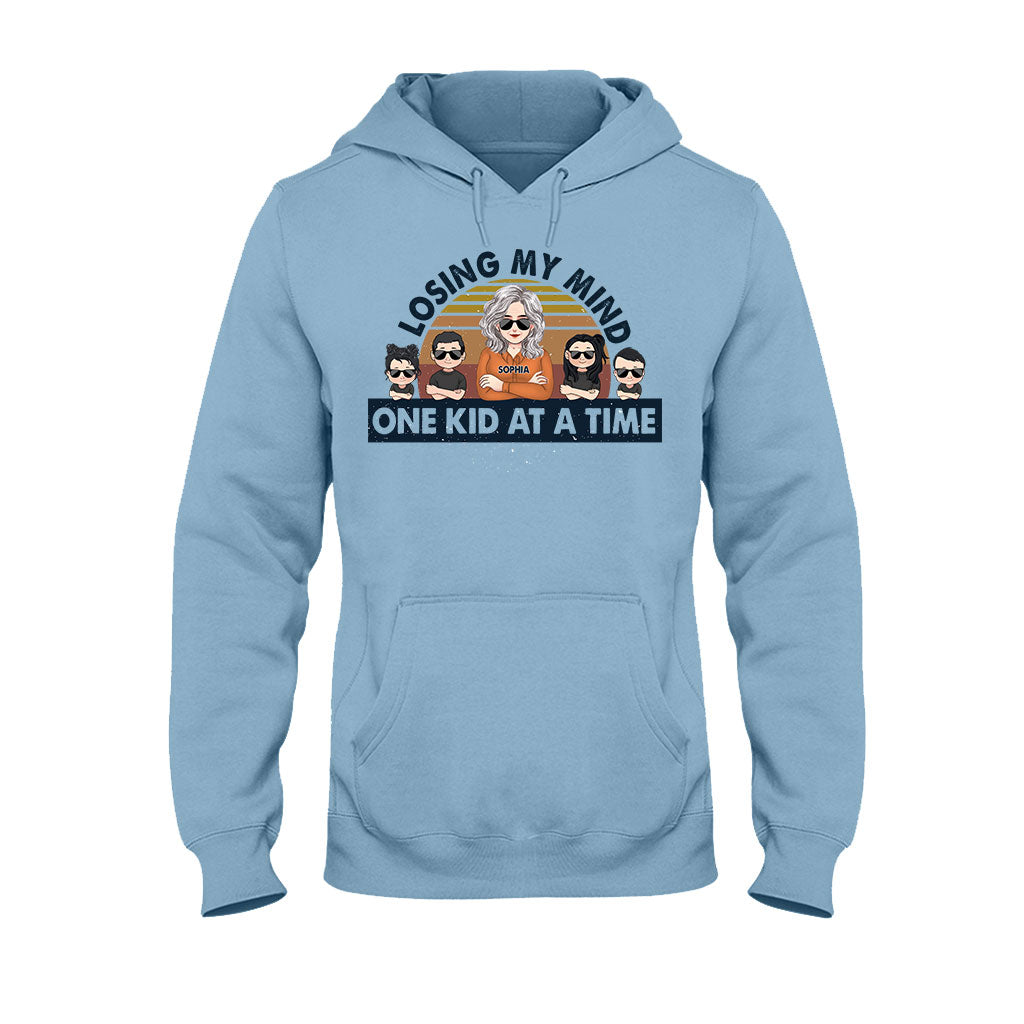 Losing My Mind One Kid At A Time - Gift for dad, dad - Personalized T-shirt And Hoodie