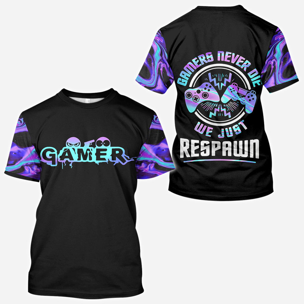 We Just Respawn - Personalized Video Game All Over Shirt