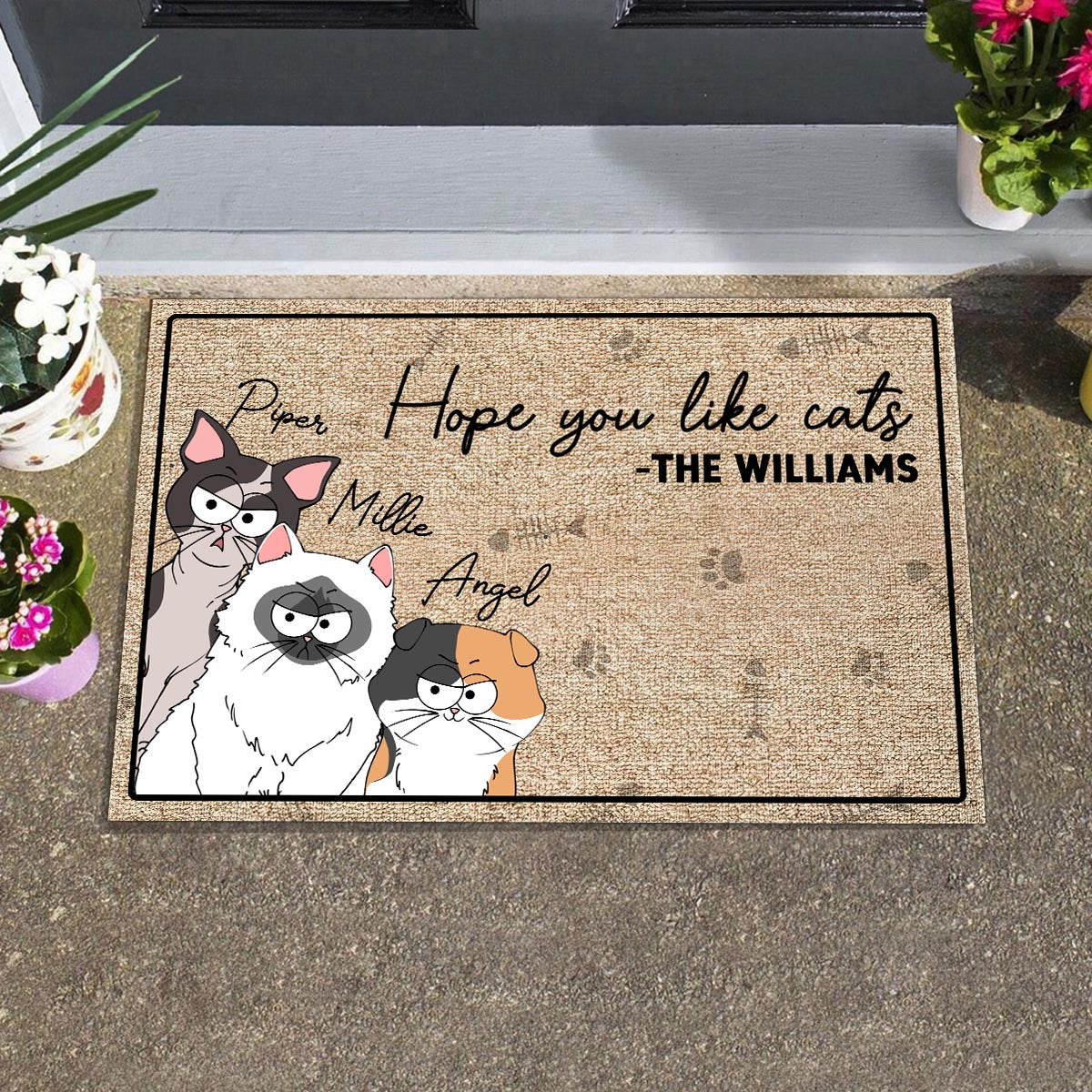 Hope You Like Dog - Personalized Dog Doormat