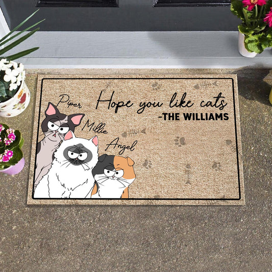 Hope You Like Dog - Personalized Dog Doormat