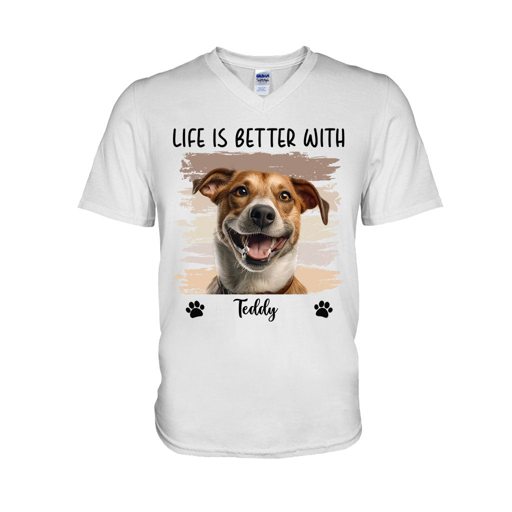Life Is Better With Pet - Personalized Dog T-shirt And Hoodie