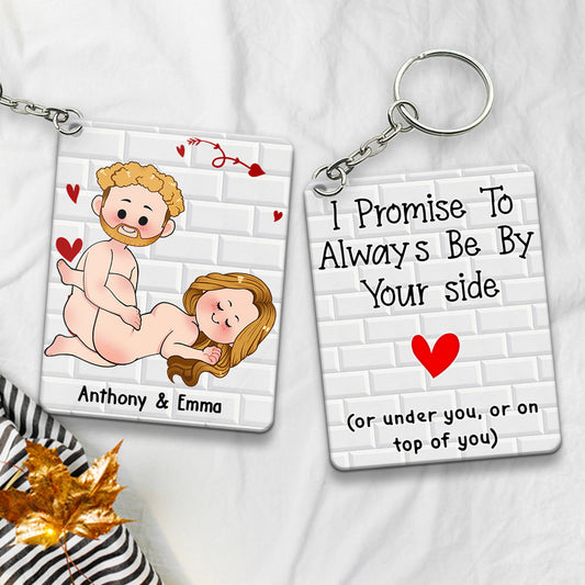 I Just Want You To Be Happy - Couple gift for husband, wife, boyfriend, girlfriend - Personalized Keychain