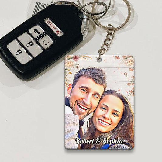Annoying Each Other - Personalized Couple Keychain