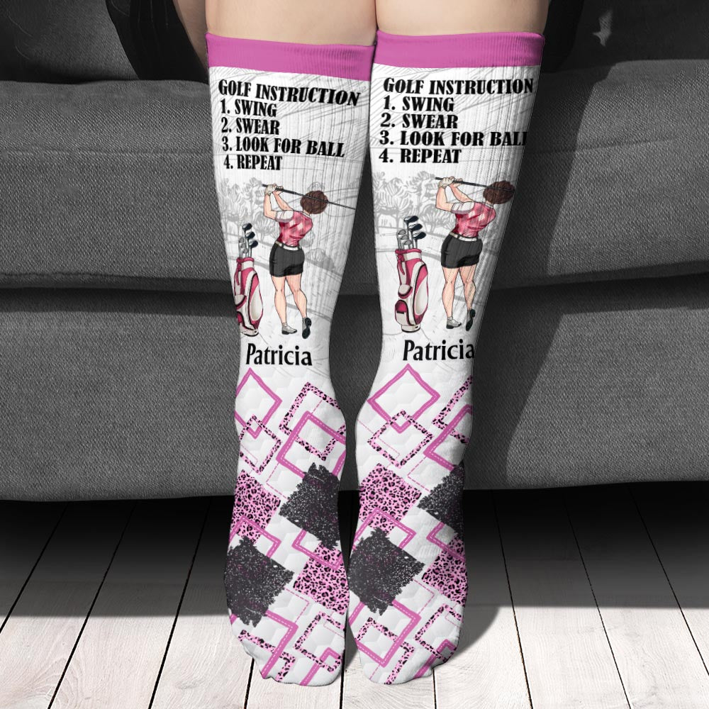 Golf Instruction - Personalized Golf Socks