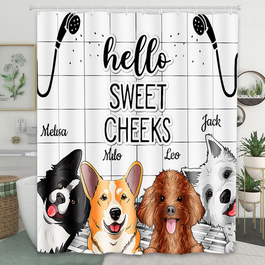 I Saw That - Personalized Dog Shower Curtain