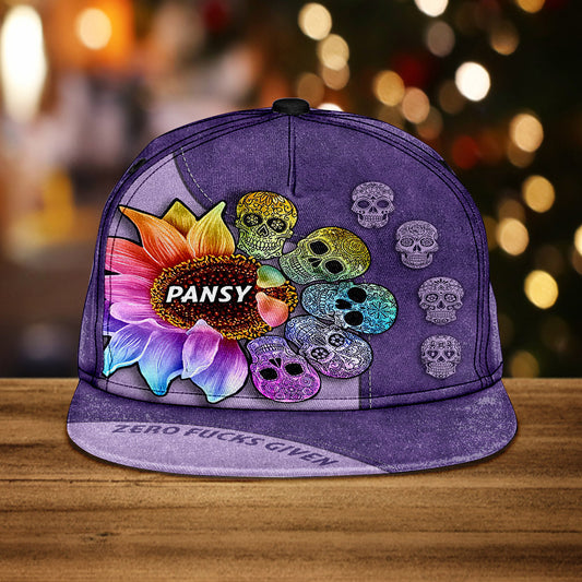 Zero F Given - Personalized Skull Snapback