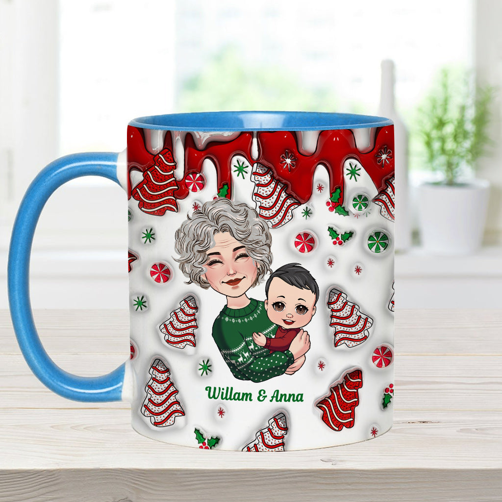 Best Grandma Ever - Gift for grandma - Personalized Accent Mug