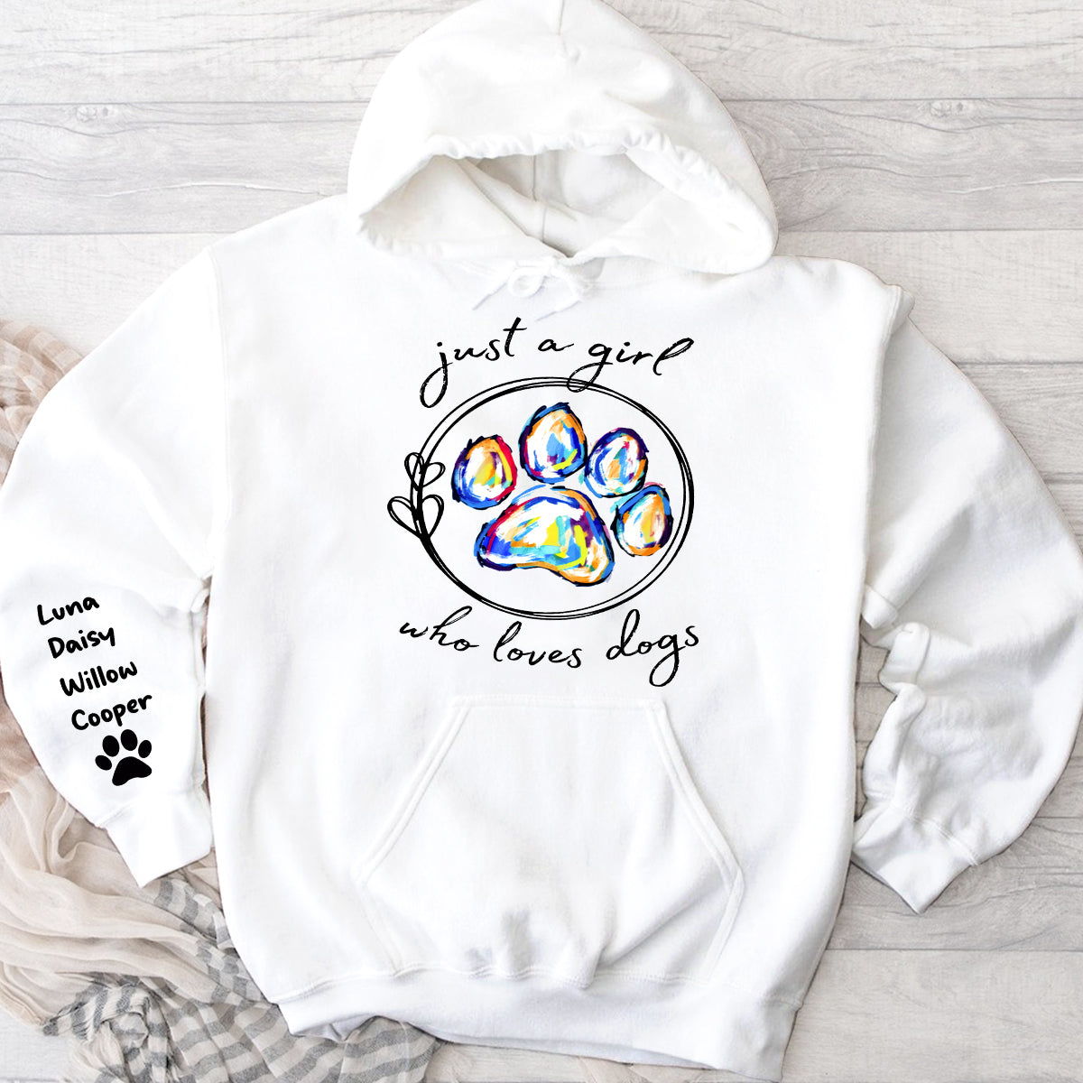 Just A Girl Who Loves Dog - Personalized Dog All Over Shirt