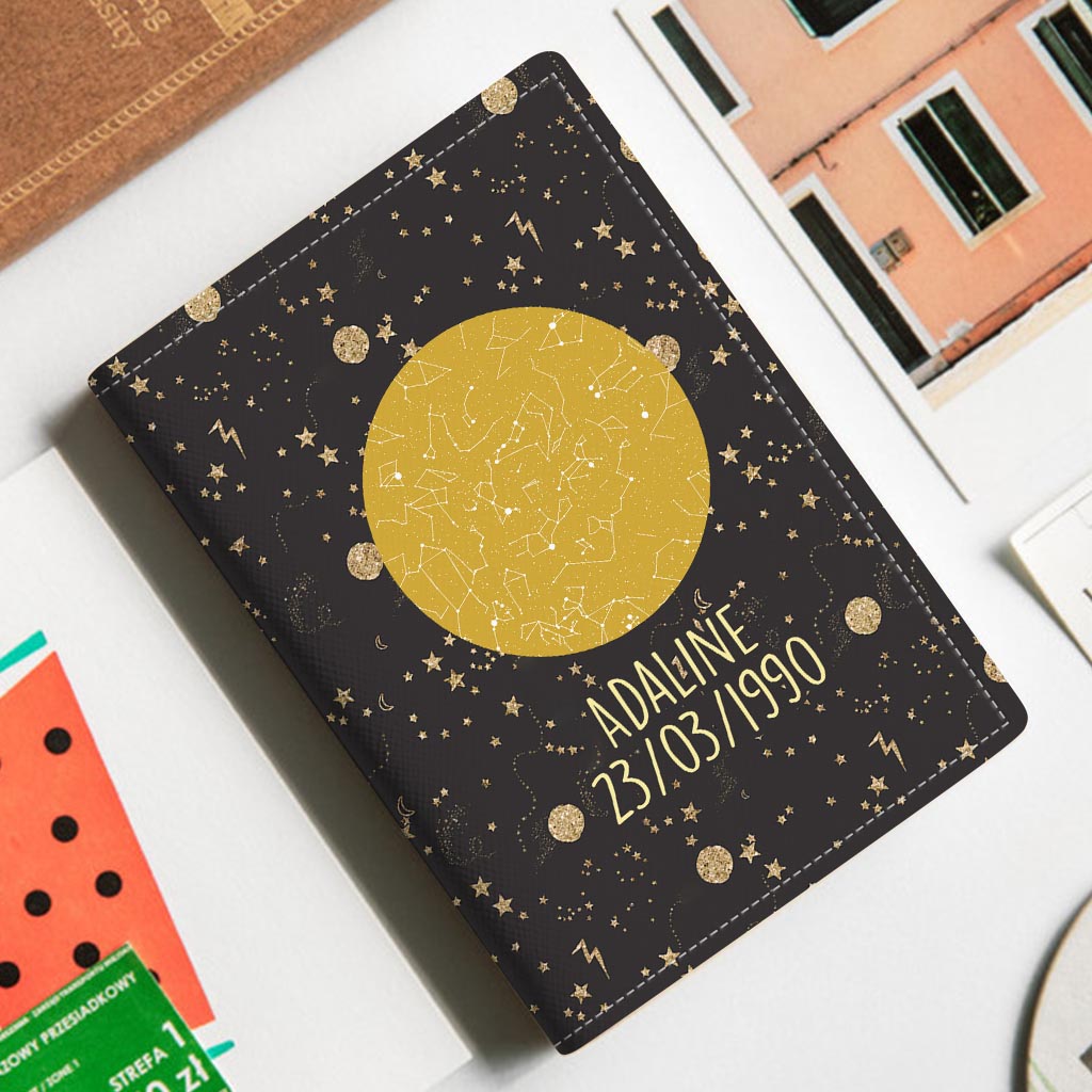 Zodiac Sign - Personalized Horoscope Passport Holder