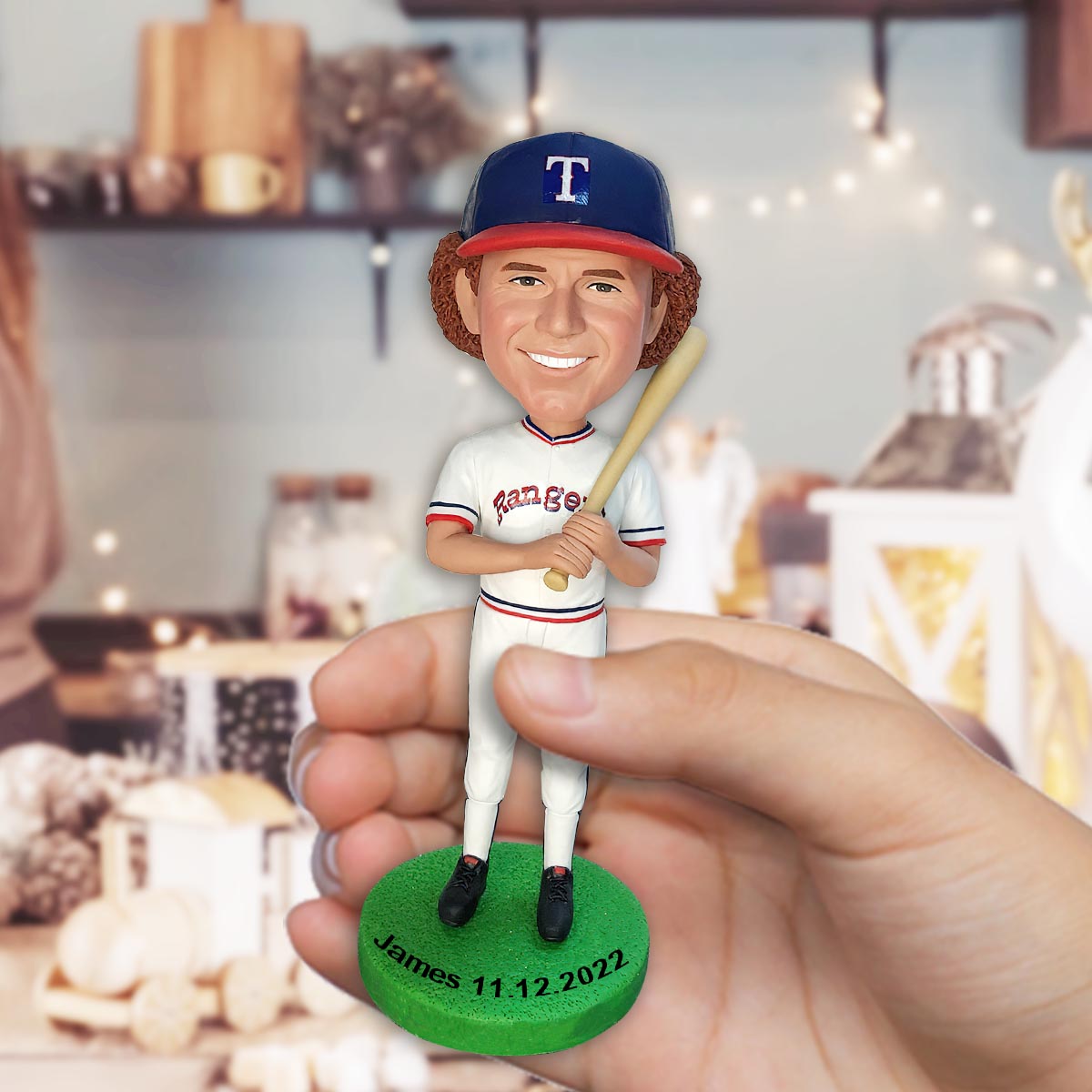 Some Boys Are Just Born With Baseball In Their Souls - Personalized Baseball Bobblehead
