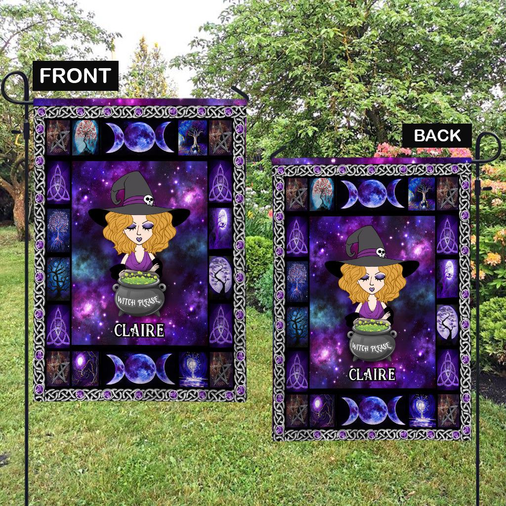 Witch Please - Personalized Witch Garden Flag