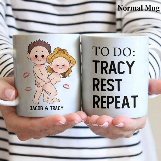 To Do List - Personalized Couple Mug