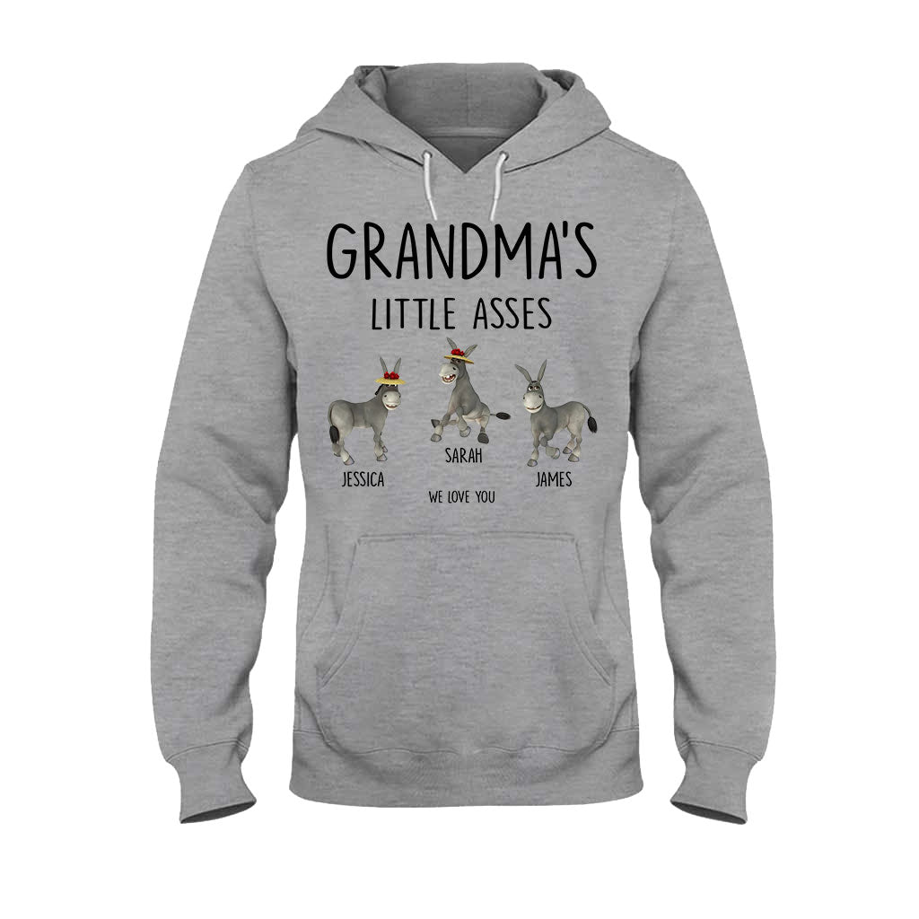 Little Asses - Gift for dad, grandpa, mom, uncle, aunt, grandma - Personalized T-shirt And Hoodie