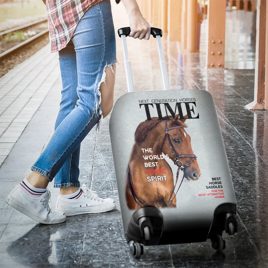 Magazine Covers - Personalized Horse Luggage Cover