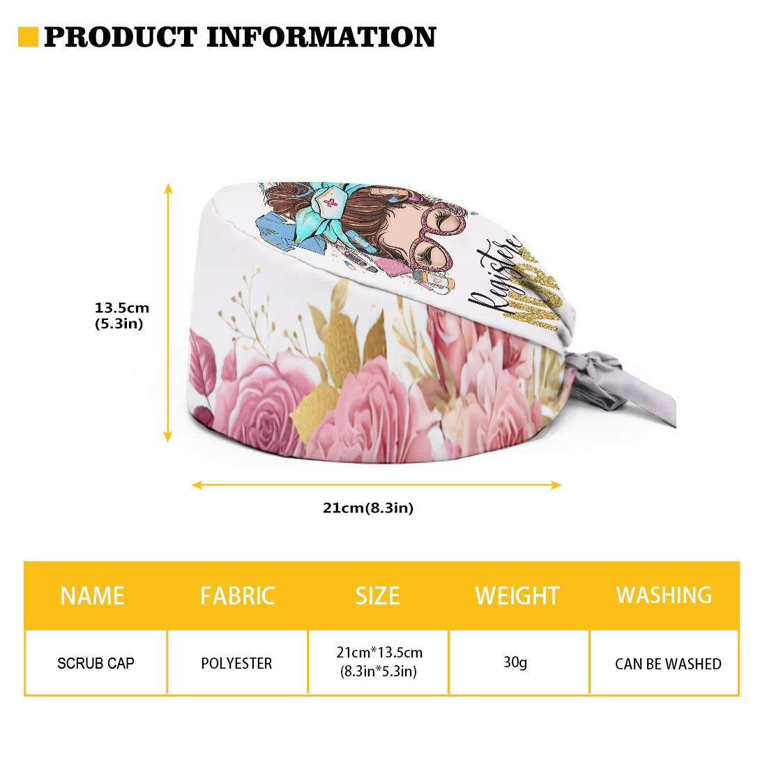 Nurse Life - Personalized Nurse Scrub Cap