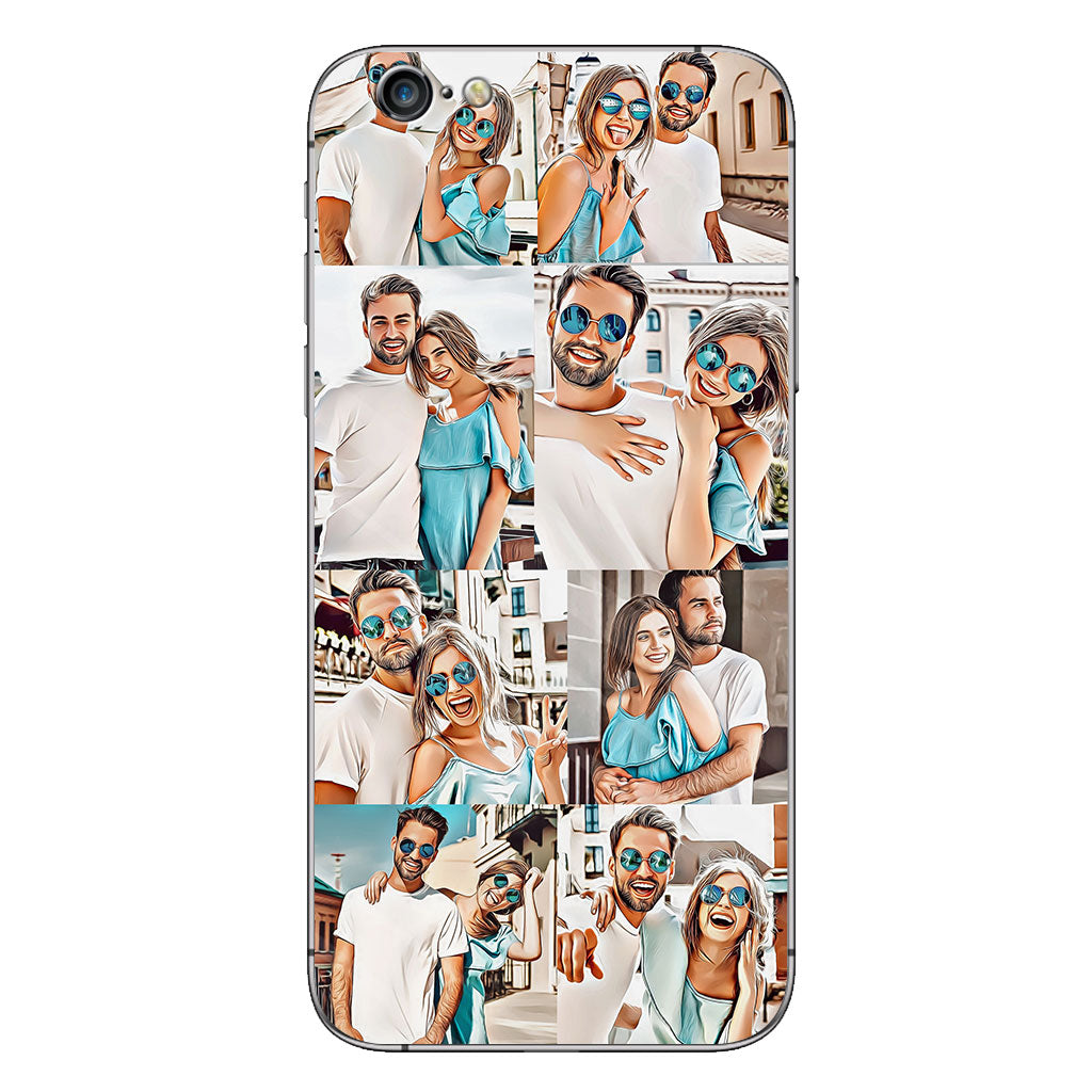 Cartoonize Photos Collage - gift for boyfriend, girlfriend, husband, wife - Personalized Phone Case