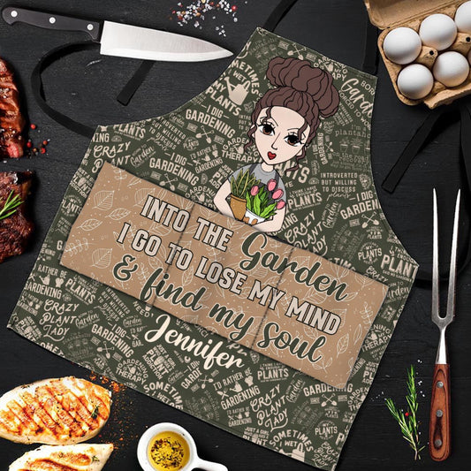 Just A Girl Who Loves Gardening - Personalized Gardening Apron