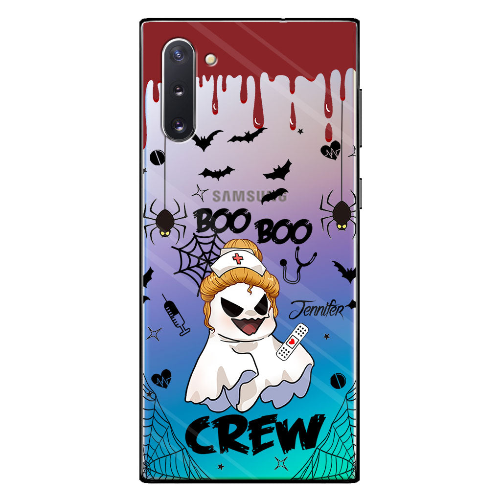 Boo Boo Crew - Personalized Nurse Clear Phone Case