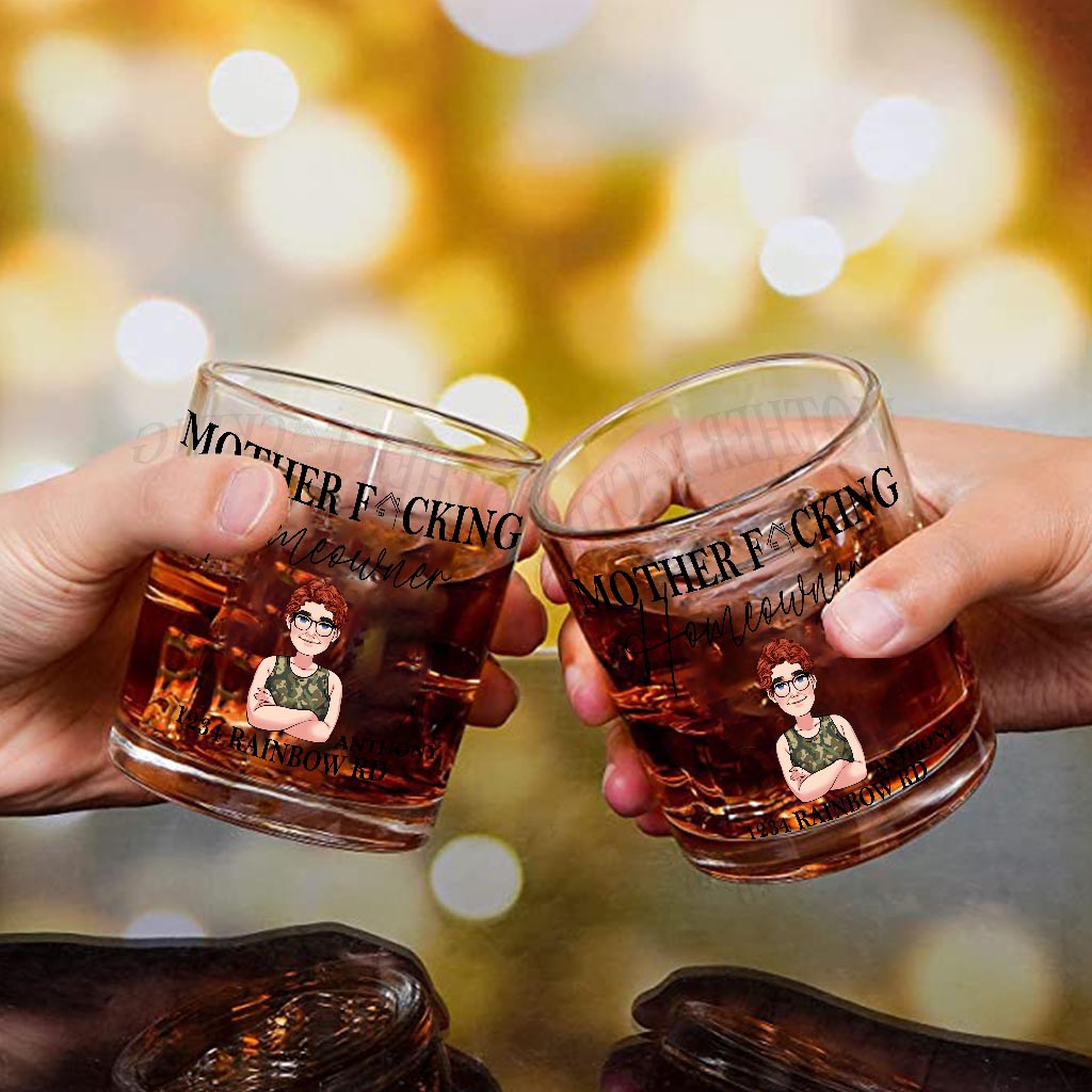 New Homeowner - Personalized Housewarming Rock Glass