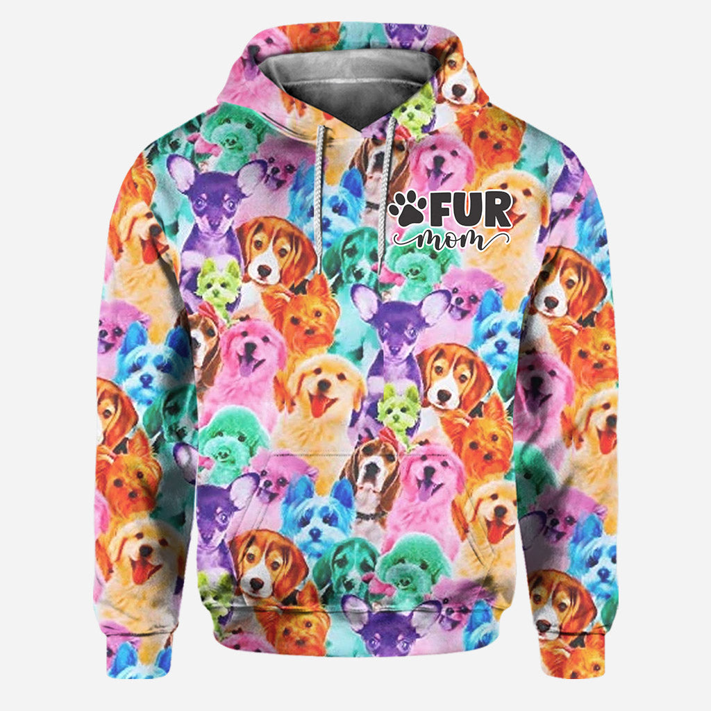 Photo Insert Transferring Into Colorful Style - Personalized Cat Hoodie and Leggings