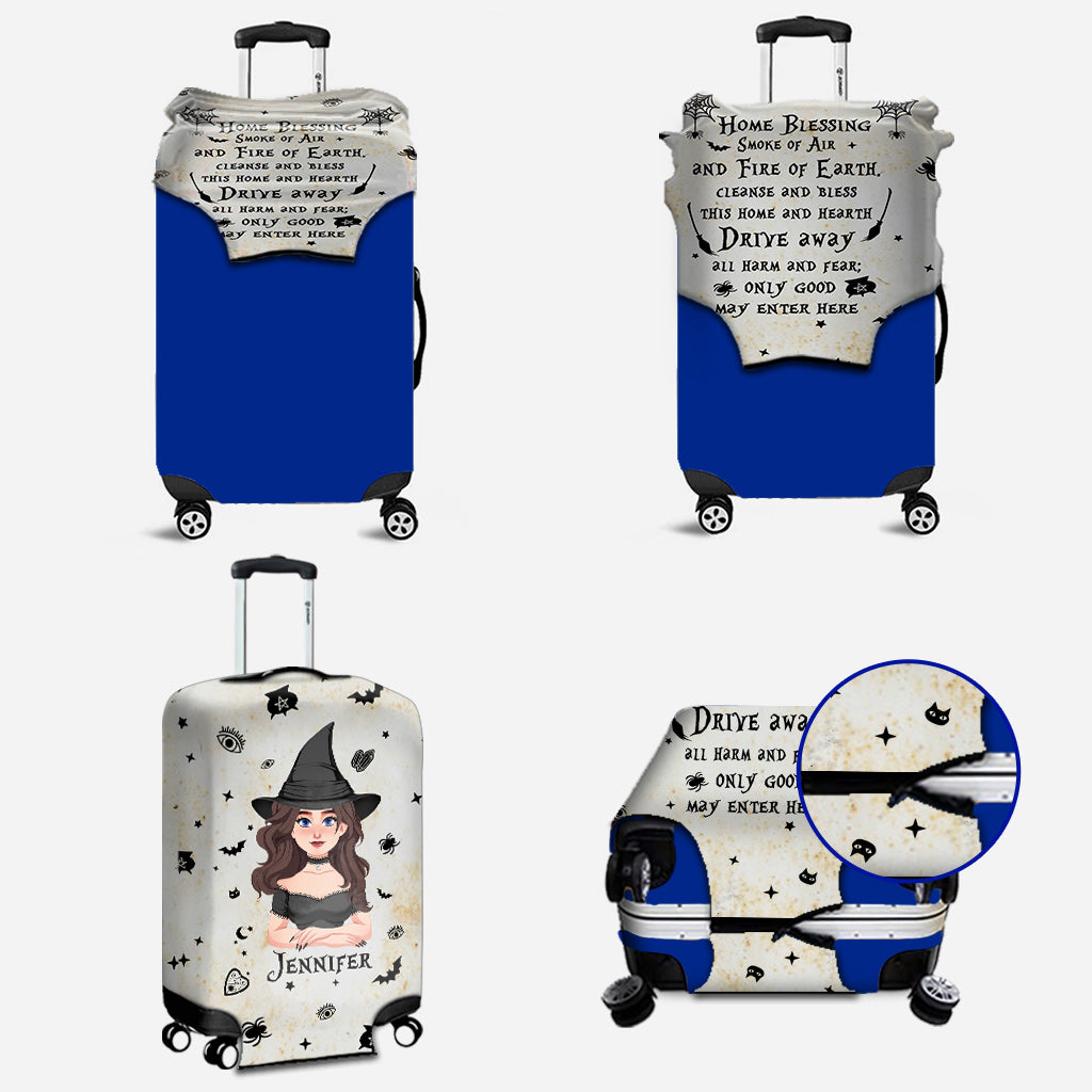 Home Blessing - Personalized Witch Luggage Cover