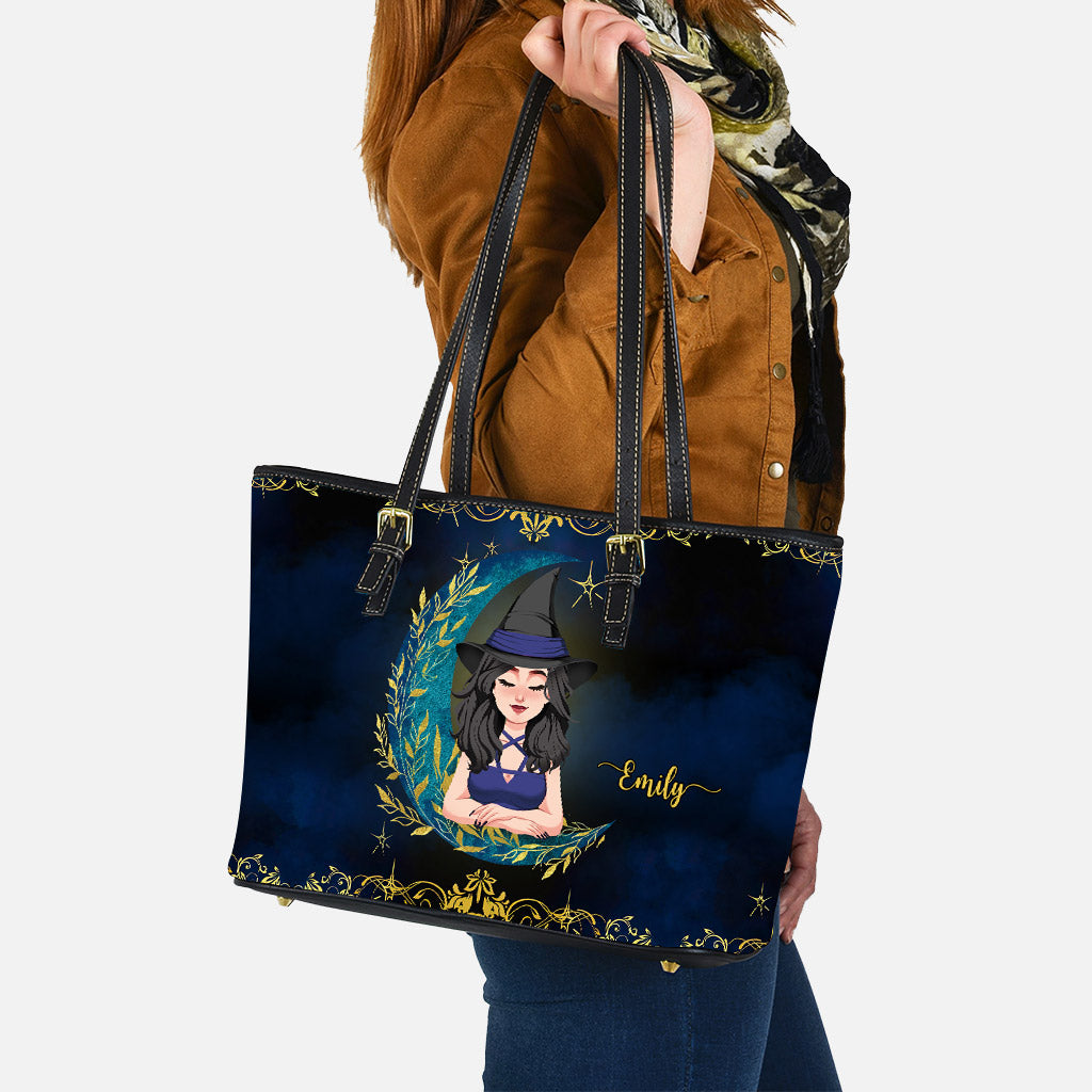 Don't F With My Energy - Personalized Witch Leather Bag