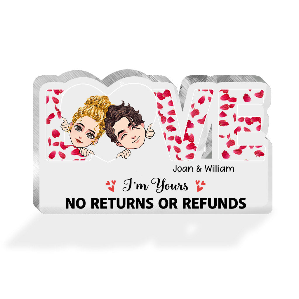 This Is Us - Couple gift for husband, wife, boyfriend, girlfriend, dog lover - Personalized Custom Shaped Acrylic Plaque