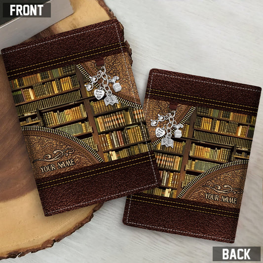 Library - Personalized Librarian Passport Holder