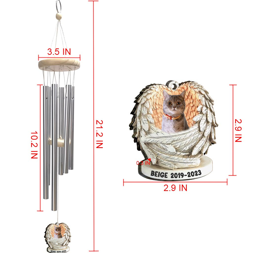 My Angel - Dog gift for who lose dog, who lose cat - Personalized Wind Chime