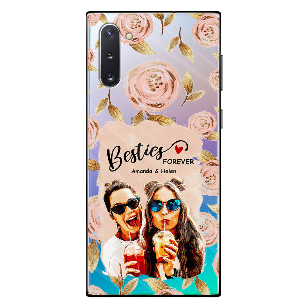 Besties Forever - Personalized Bestie Clear Phone Case