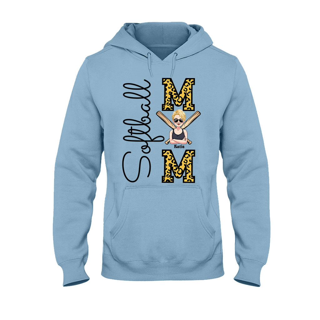 Softball Mom - Personalized Softball T-shirt and Hoodie