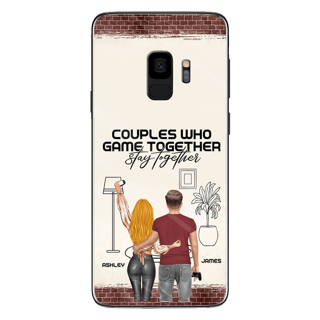 Couples Who Game Together Stay Together - Personalized Video Game Phone Case