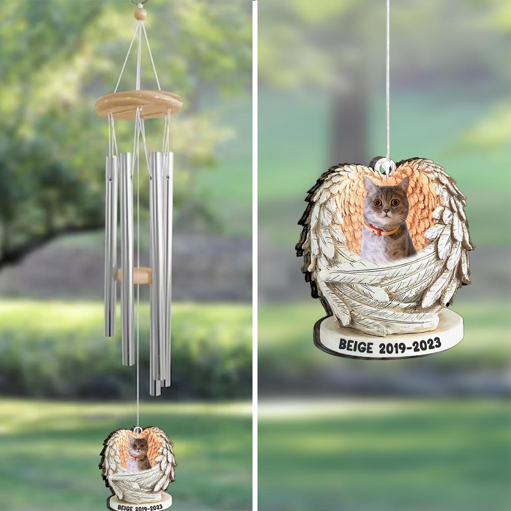 My Angel - Dog gift for who lose dog, who lose cat - Personalized Wind Chime