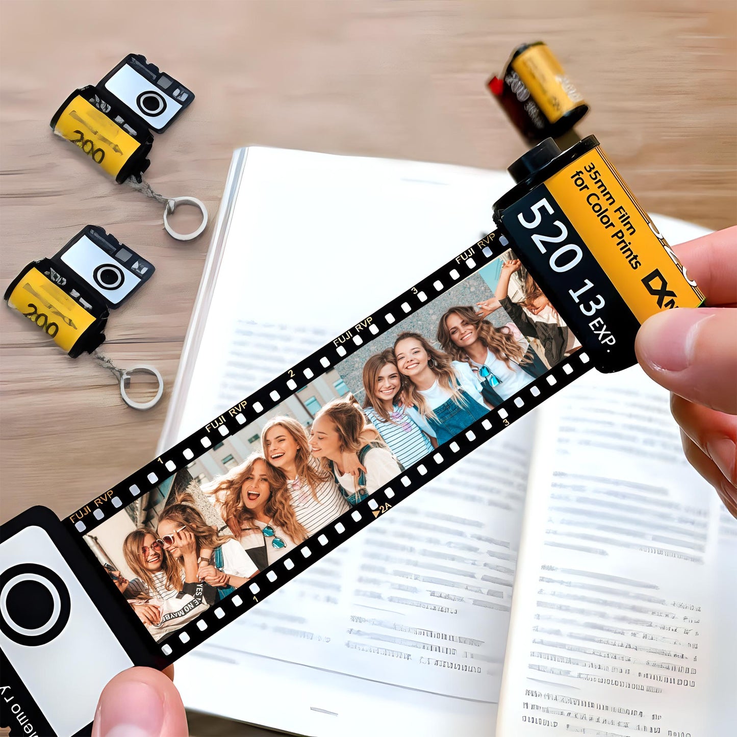 Bestie Forever - Gift for friend - Personalized Film Roll Keychain