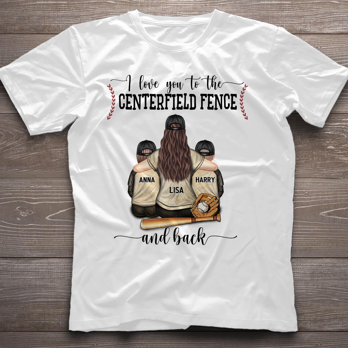 My Heart Is On That Field - Personalized Baseball T-shirt And Hoodie