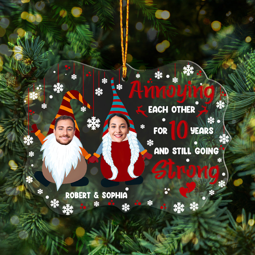 Annoying Each Other - Personalized Couple Ornament