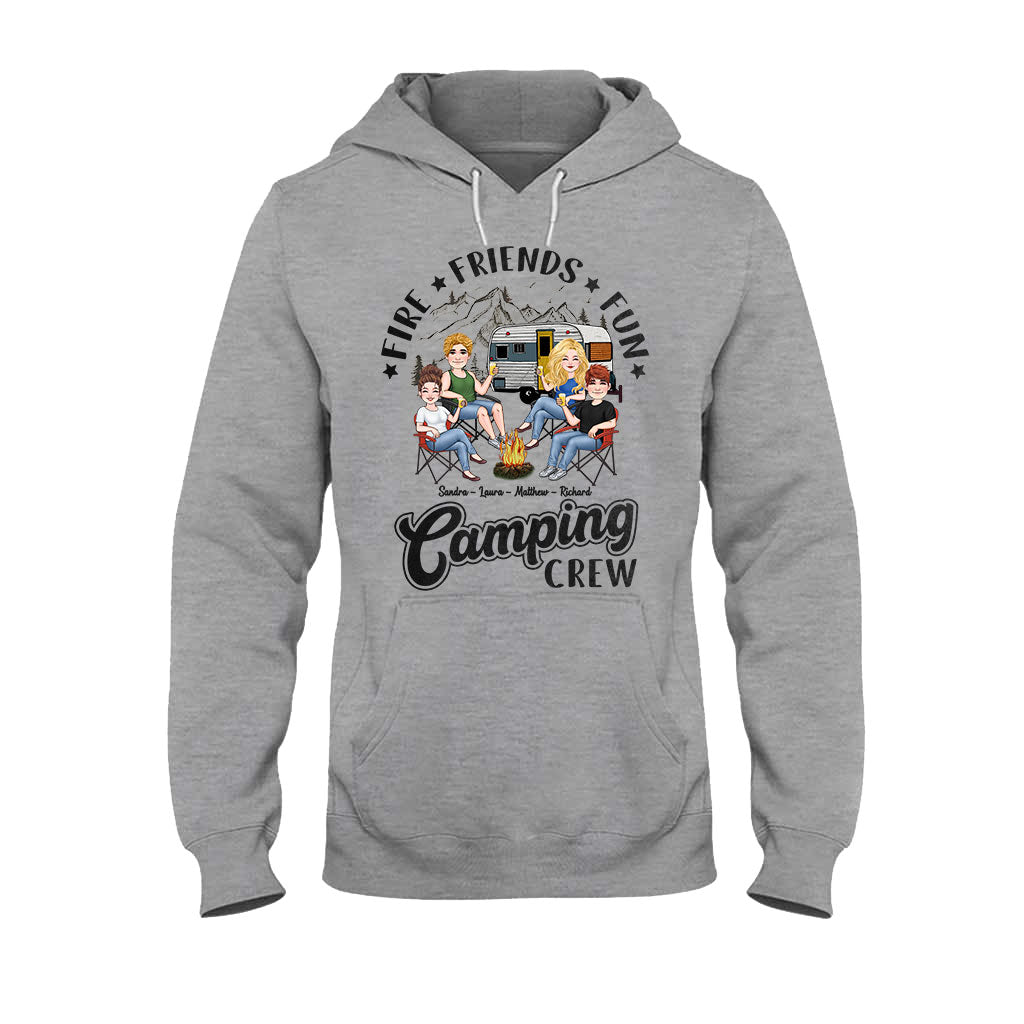 Camping Crew - Personalized Camping T-shirt And Hoodie